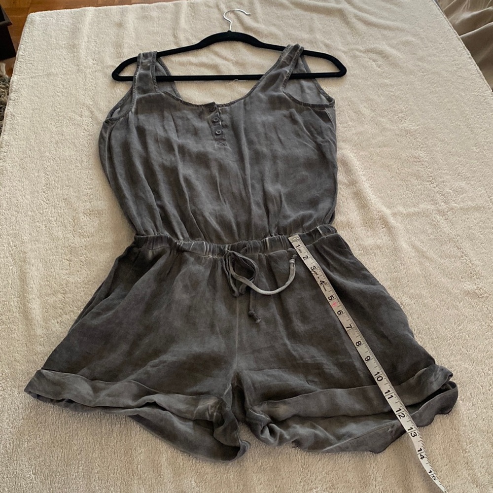 Cloth & Stone Gray Sleeveless Jumpsuit with Relaxed Fit - Picture 14 of 14